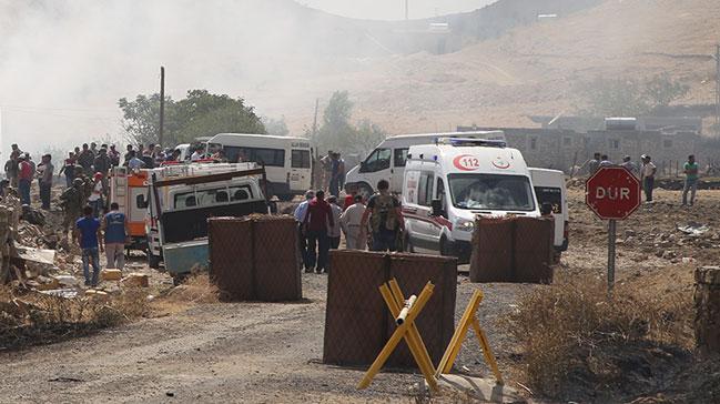 Mardin'de karakola bombal arala saldr!