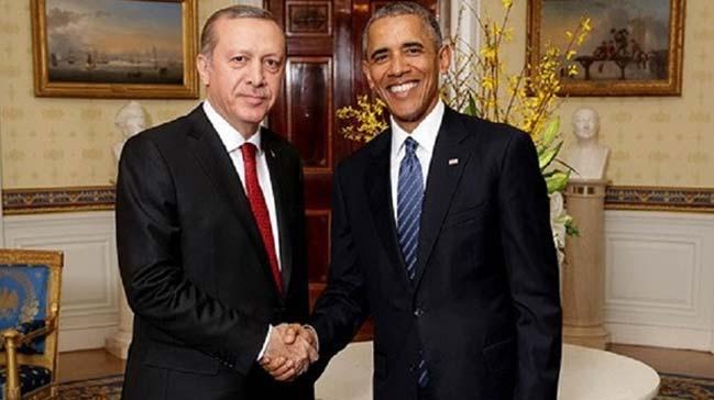 Cumhurbakan Erdoan, Obama ile grt