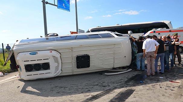 Giresunda trafik kazas: 24 yaral