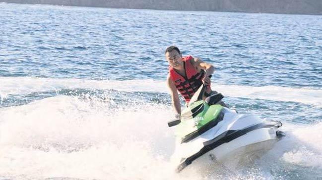 Serdar Orta'tan jet ski ov