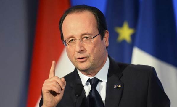 Hollande'dan saldr sonras ilk aklama