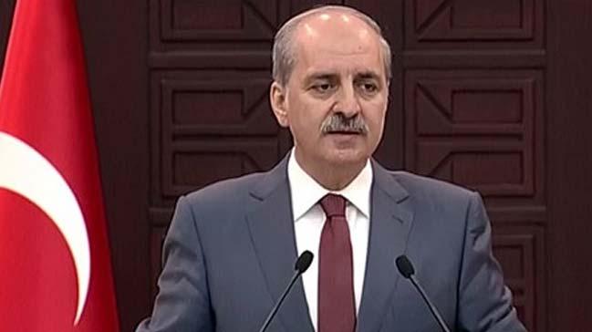 Kurtulmu: OHAL sadece paralel yapyla mcadele amacyla kullanlacak