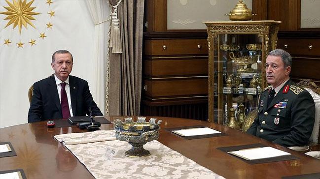 Cumhurbakan Erdoan Orgeneral Akar' kabul edecek