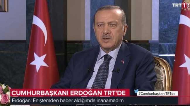 TRT'de konuan Cumhurbakan Erdoan'dan nemli aklamalar