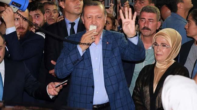 Cumhurbakan Erdoan'dan Yenikap ars