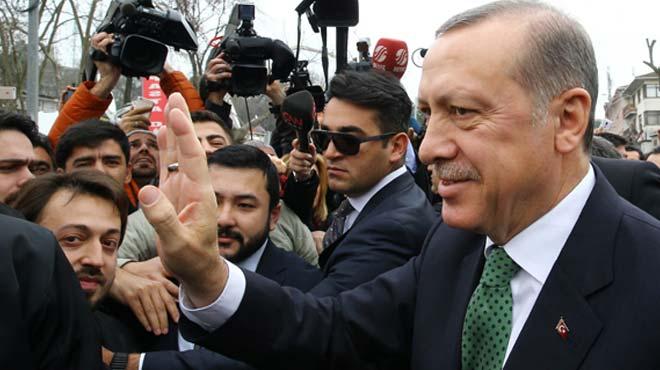 Erdoan, cuma namazn Betepe Millet Camisi'nde kld