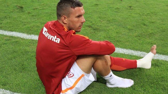 te Lukas Podolski'de son durum