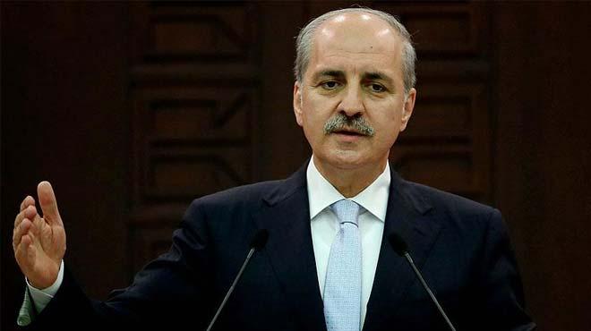 Numan Kurtulmu aklama yapyor