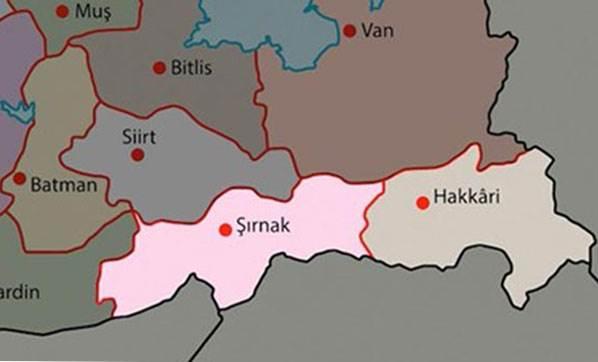 Hakkari ve rnak ile olmuyor