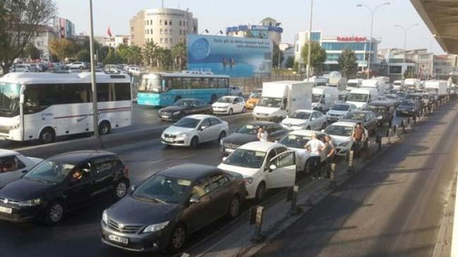 stanbul'da zincirleme kaza!