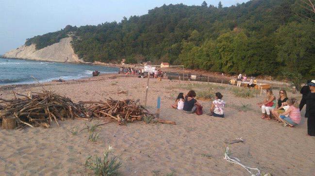 Serinlemek iin girdii denizde bouldu