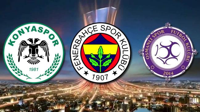 UEFA Avrupa Ligi'nde Fenerbahe, Konyaspor ve Osmanlspor'un rakipleri belli oldu