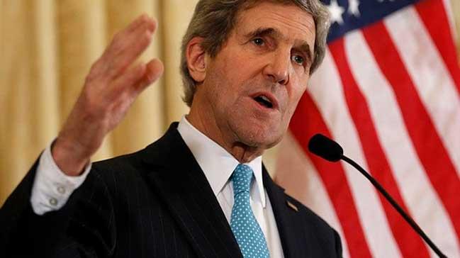 John Kerry: zerk Krt Blgesini desteklemiyoruz
