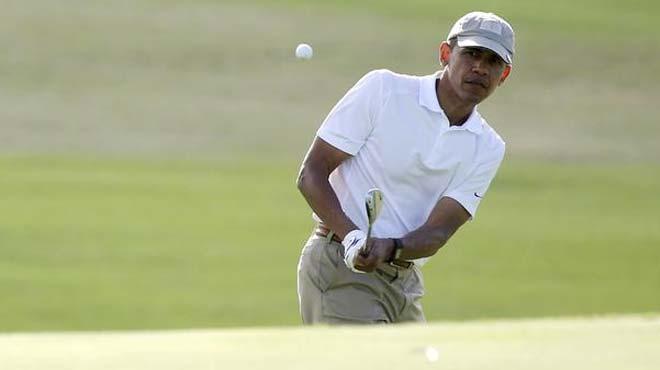 ABD Bakan Obama golf oynarken ldrlecekti