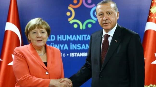 Erdoan-Merkel grmesinin saati belli oldu!