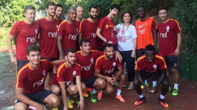 Galatasaray idmannda zel konuk