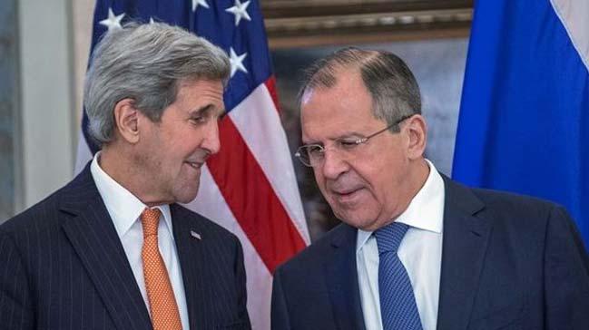 Lavrov ve Kerry telefonda Suriye'yi grt