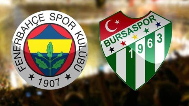 Fenerbahe Bursaspor'u konuk edecek