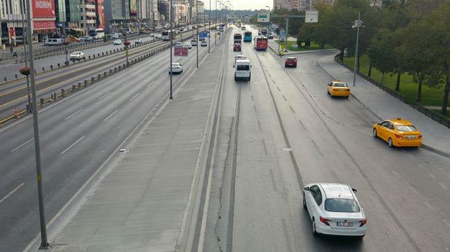 stanbul'da bayram ncesi yollar boald