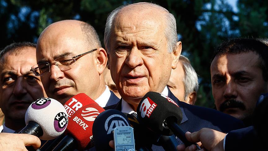 MHP Genel Bakan Baheli: Terrle mcadele esas alnmsa yaplan dorudur