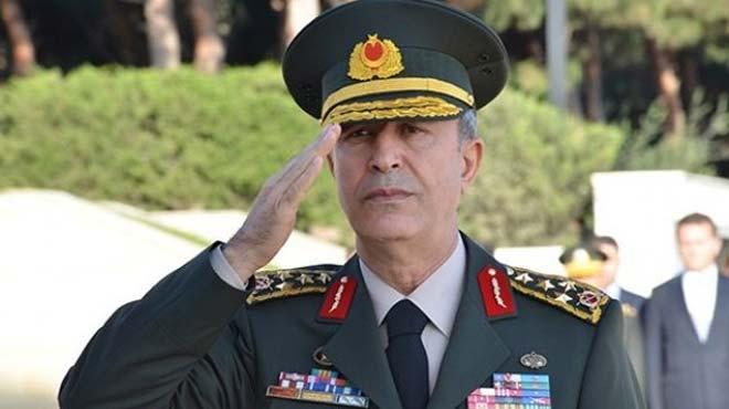 Orgeneral Hulusi Akar'dan aklama