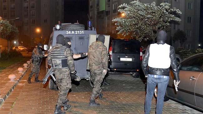 stanbul'da dev operasyon! 40 militan yakaland