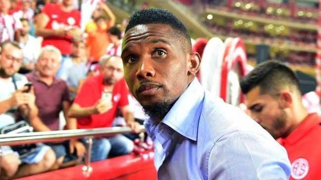 Antalyaspor'da Samuel Eto'o sresiz kadro d!