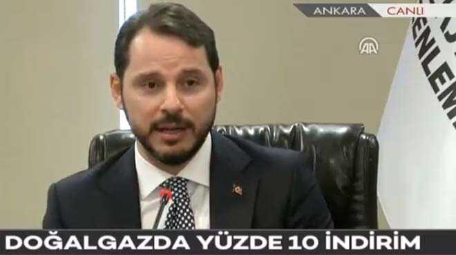 Bakan Albayrak aklad! Doalgaza indirim geldi