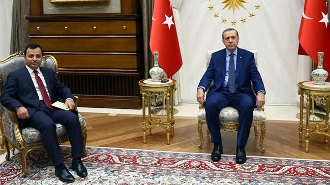 Cumhurbakan Erdoan Arslan' kabul etti