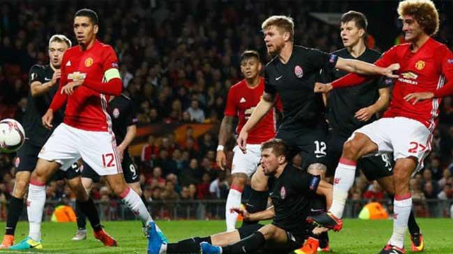 Manchester United zorda olsa Zorya'y 1-0 yendi