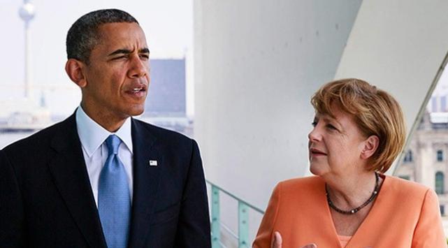 Obama ve Merkel'den Esed rejimine knama 