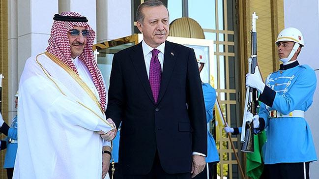 Cumhurbakan Erdoan, Veliaht Prensi Nayif'i kabul etti 