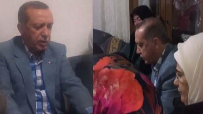 Cumhurbakan Recep Tayyip Erdoan ehidin evinde Kur'an okudu