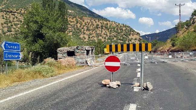 Tunceli-Erzincan karayolu trafie Kapatld