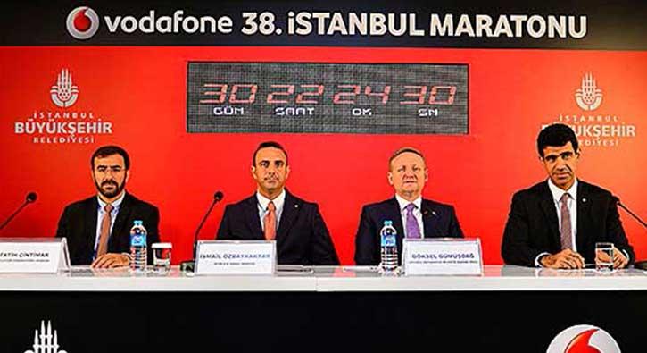 Vodafone 38. stanbul Maratonu'nun start verildi
