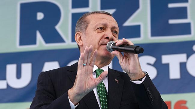 Cumhurbakan Erdoan: stanbul ve Ankara'ya ant dikeceiz