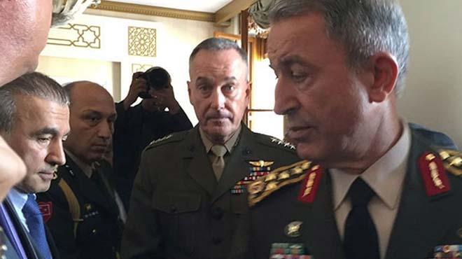 Orgeneral Akar ve Dunford'dan Musul aklamas