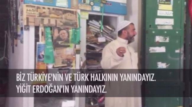 Filistinli esnafn Trkiye ve Erdoan sevgisi