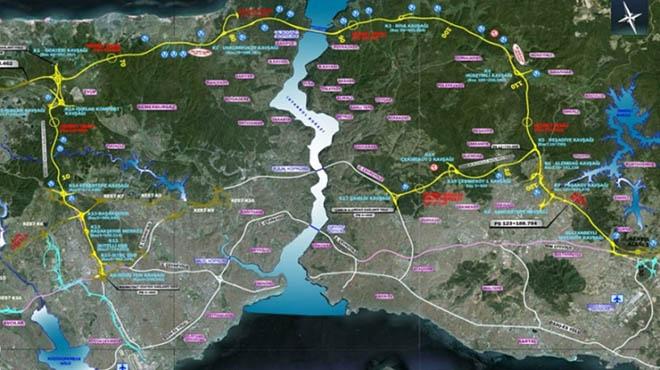 Kuzey Marmara Otoyolunun geecei yerlerde kamulatrma karar