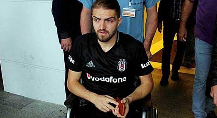 Caner Erkin tekerlekli sandalye ile taburcu oldu