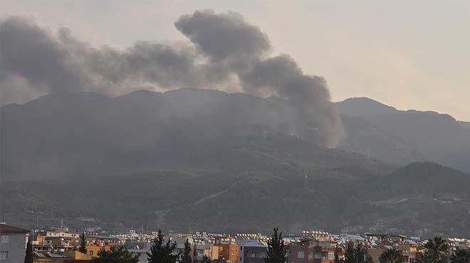 PKK'l terristler i makinelerini yakt