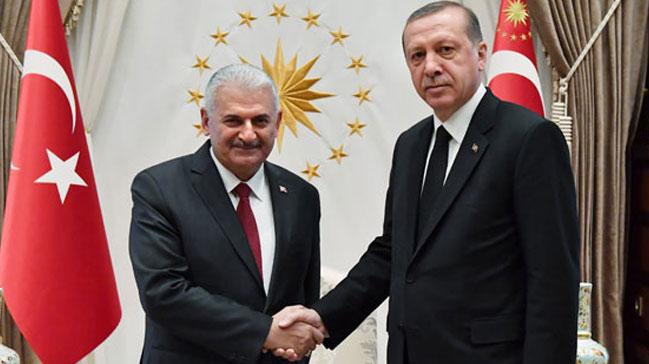 Cumhurbakan Erdoan, Babakan Yldrm' kabul etti!