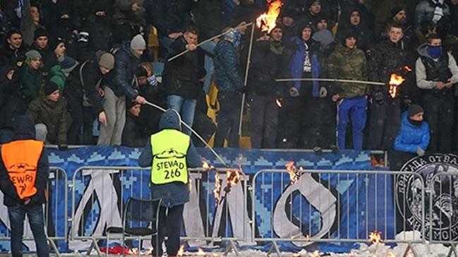 Kiev'de baklanan Beiktal taraftar youn bakmda