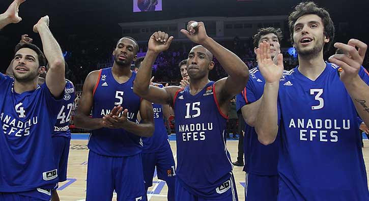 Anadolu Efes son anda kazand