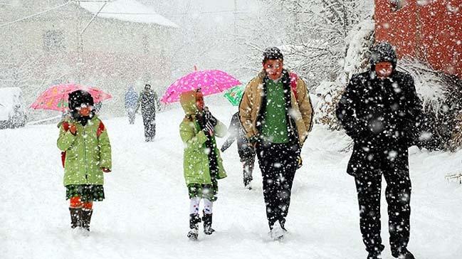 Giresun ve Artvin'de okullara kar tatili