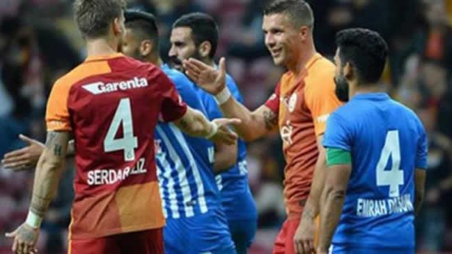 Galatasaray'da Podolski ve Serdar Aziz sakatland