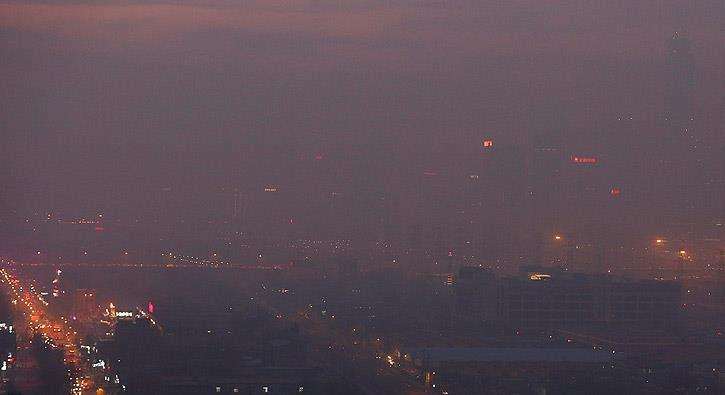 in'de hava kirlilii nedeniyle krmz alarma geildi