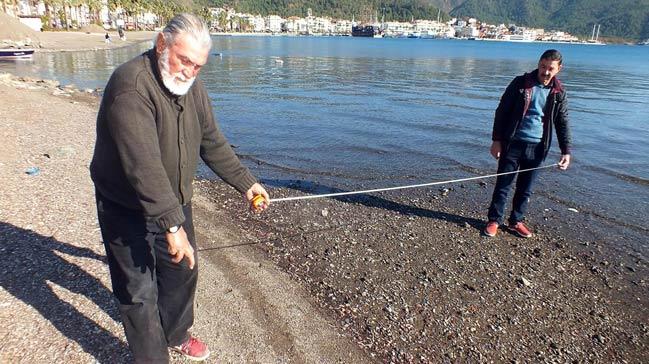 Marmariste korkutan grnt: Deniz 4 metre ekildi