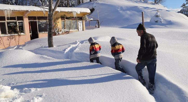 Kastamonu'da okullara kar tatili