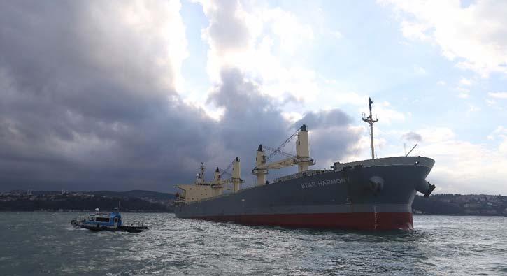 stanbul Boaz ift ynl deniz trafiine kapatlyor